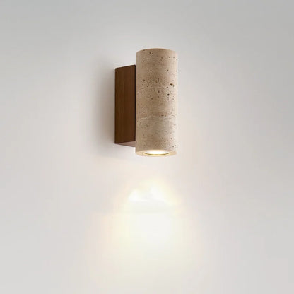 Gele Travertin LED Wandlamp Balkon Slaapkamer