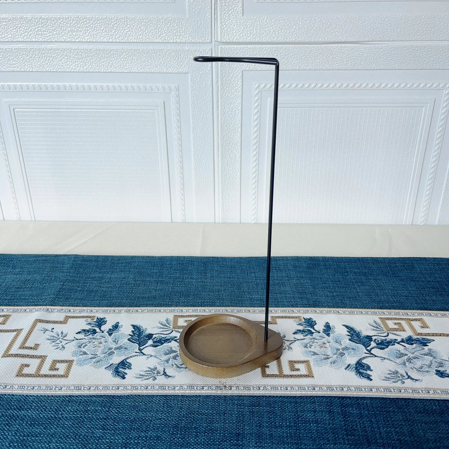 Wierookbrander Ondersteboven Houten Rond Yoga Decoratie