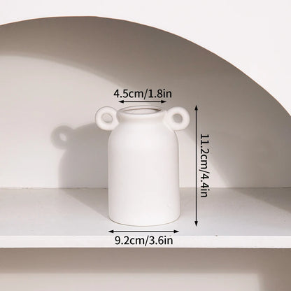 Keramische Vaas Wit Nordic Decoratieve Bloemenvaas