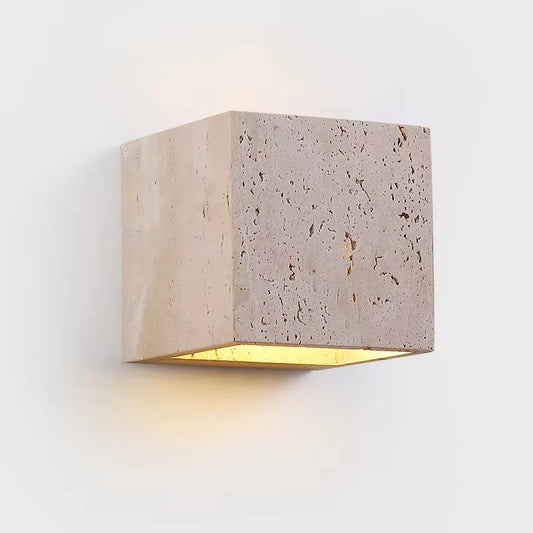 Gele Travertin LED Wandlamp Balkon Slaapkamer