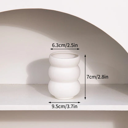 Keramische Vaas Wit Nordic Decoratieve Bloemenvaas