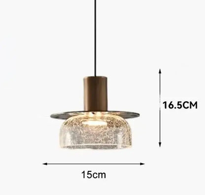 Moderne Luxe Wandlamp Gebarsten Glas Retro Bedside