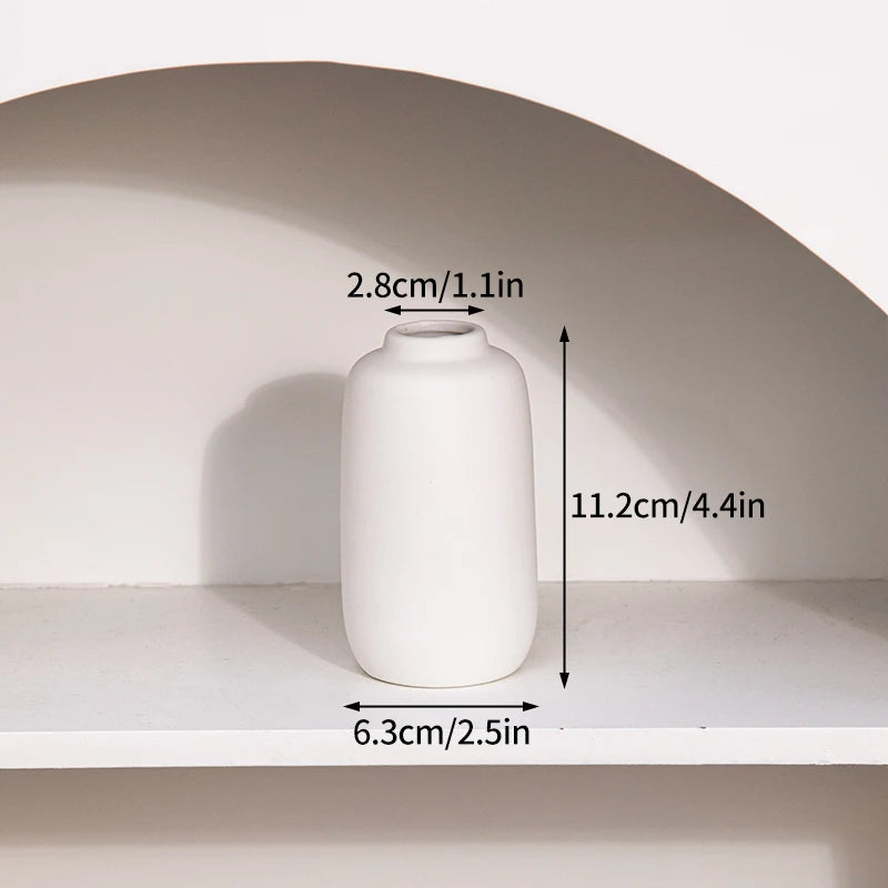 Keramische Vaas Wit Nordic Decoratieve Bloemenvaas
