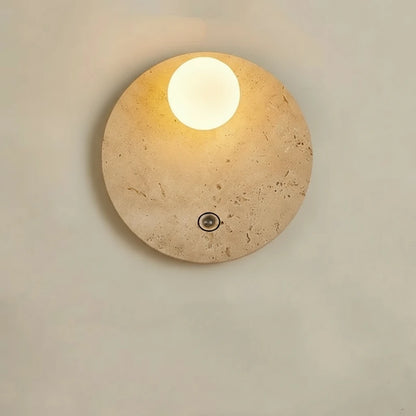 Gele Travertin LED Wandlamp Balkon Slaapkamer