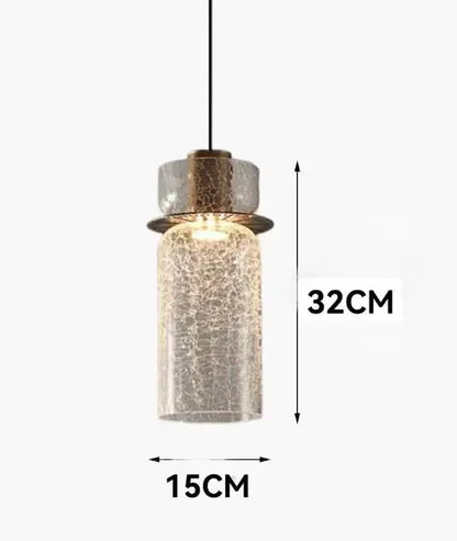 Moderne Luxe Wandlamp Gebarsten Glas Retro Bedside