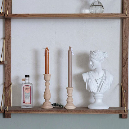 Houten Kandelaar Onbewerkt DIY Decoratie
