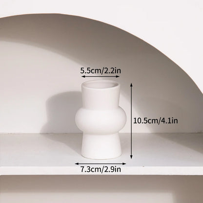 Keramische Vaas Wit Nordic Decoratieve Bloemenvaas