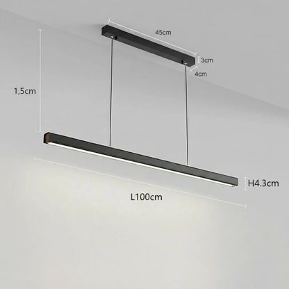 Minimalistische LED Hanglamp Langwerpig Design
