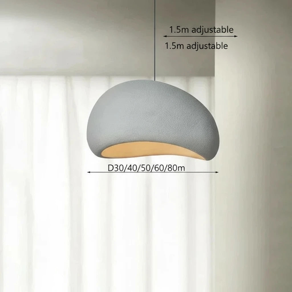 Nordic Wabi Sabi Plafond Chandelier E27 LED Hanglamp