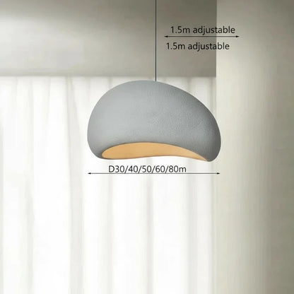 Nordic Wabi Sabi Plafond Chandelier E27 LED Hanglamp