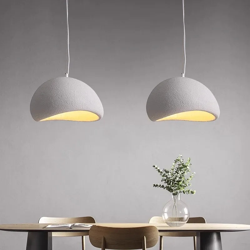 Nordic Wabi Sabi Plafond Chandelier E27 LED Hanglamp